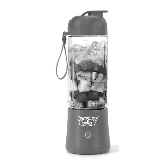 Bella So Yummy Portable Blender Manual