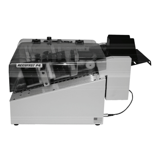 Accufast P4 User Manual And Operating Manual