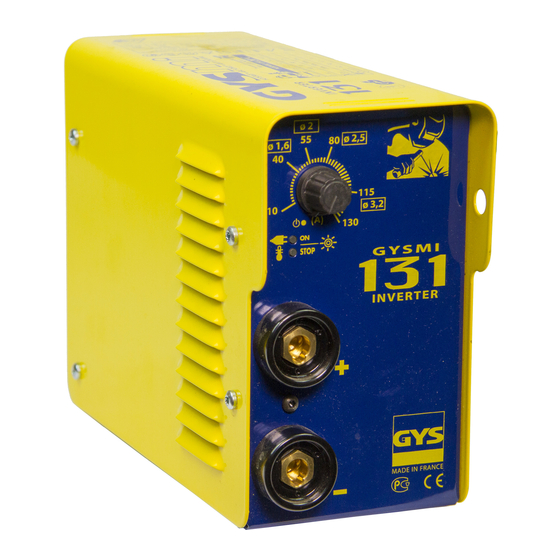 GYS GYSMI 125 Manual