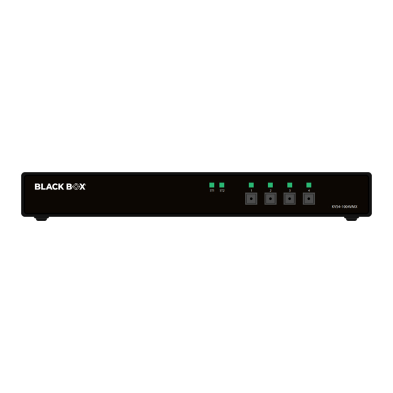 Black Box KVS4-1002VM User Manual