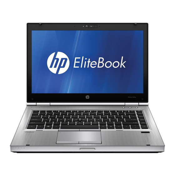 HP EliteBook 2560p Getting Started Manual