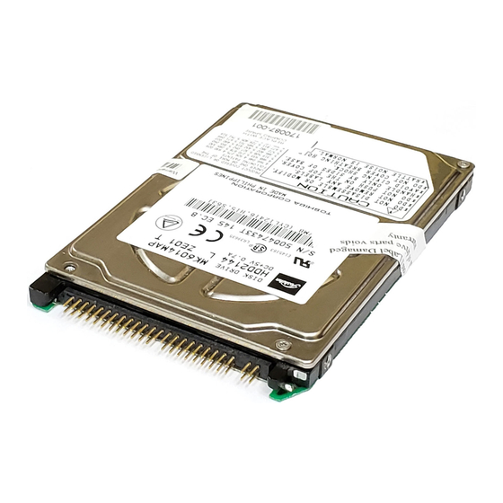 Toshiba HDD2144 User Manual