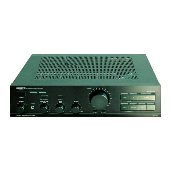 Onkyo A-8150 Service Manual