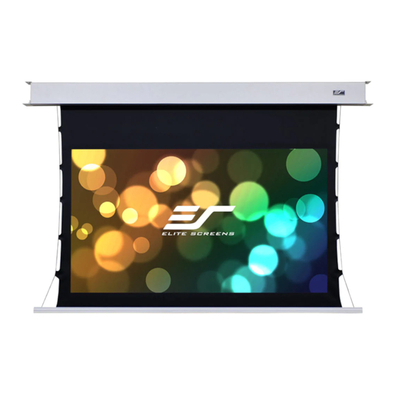 Elite Screens Evanesce Tension B Series User Manual