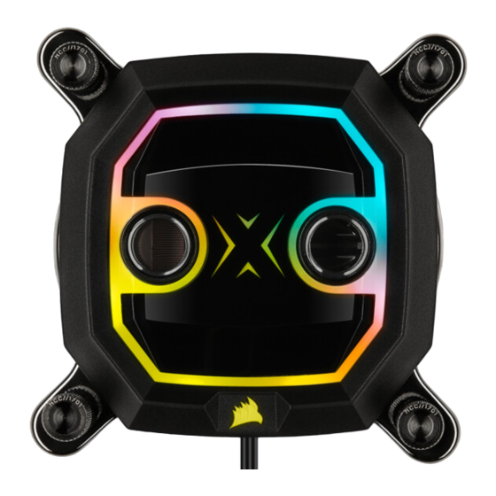 Corsair XC5 RGB Series Quick Start Manual