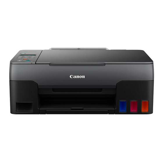 Canon PIXMA G3020 Series Getting Started