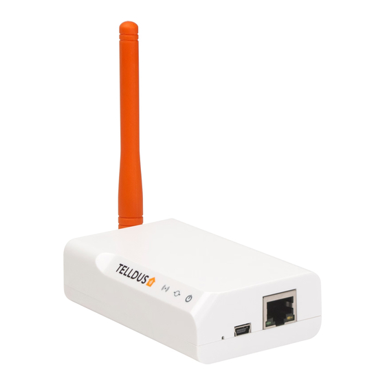 Telldus TELLSTICK ZNET LITE Quick Manual