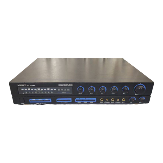 VocoPro DA-2080K Instruction Manual