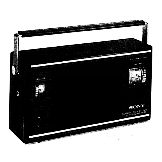 Sony 6R-33 Service Manual