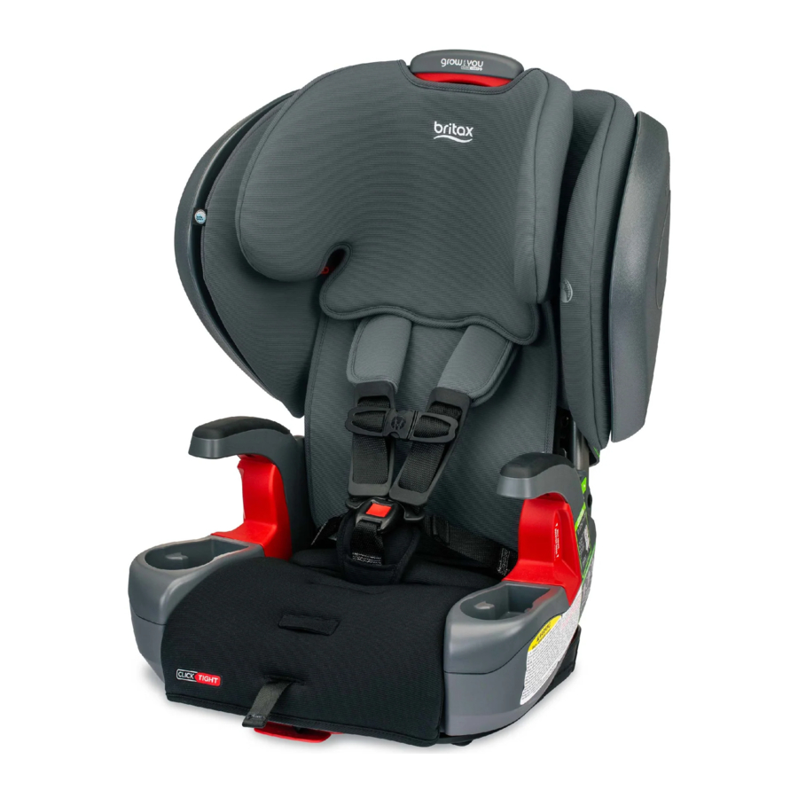 Britax GROW WITH YOU CLICKTIGHT / PLUS Manual