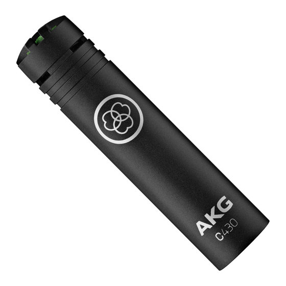 AKG C 430 Specifications