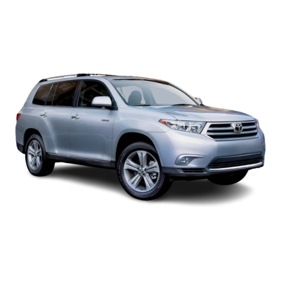 Toyota 2013 Highlander Catalog