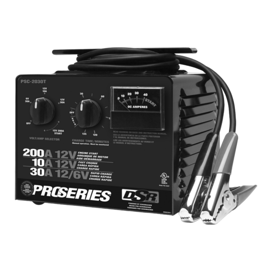 DSR PSC-2030T Owner's Manual
