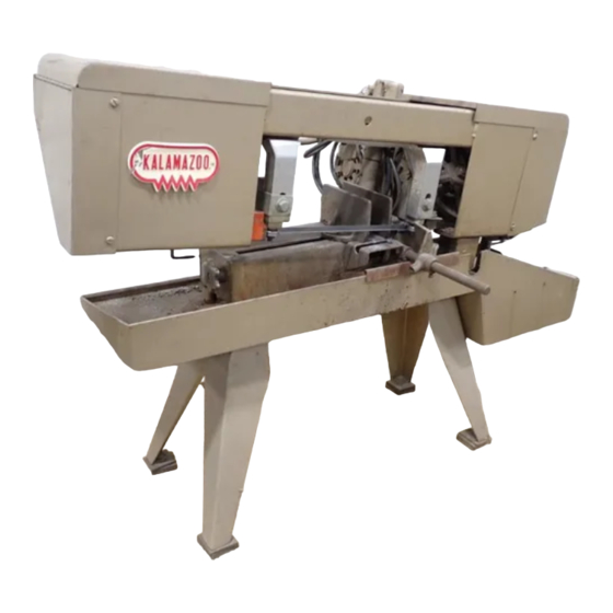 Kalamazoo Clausing HBS-1018 Specifications