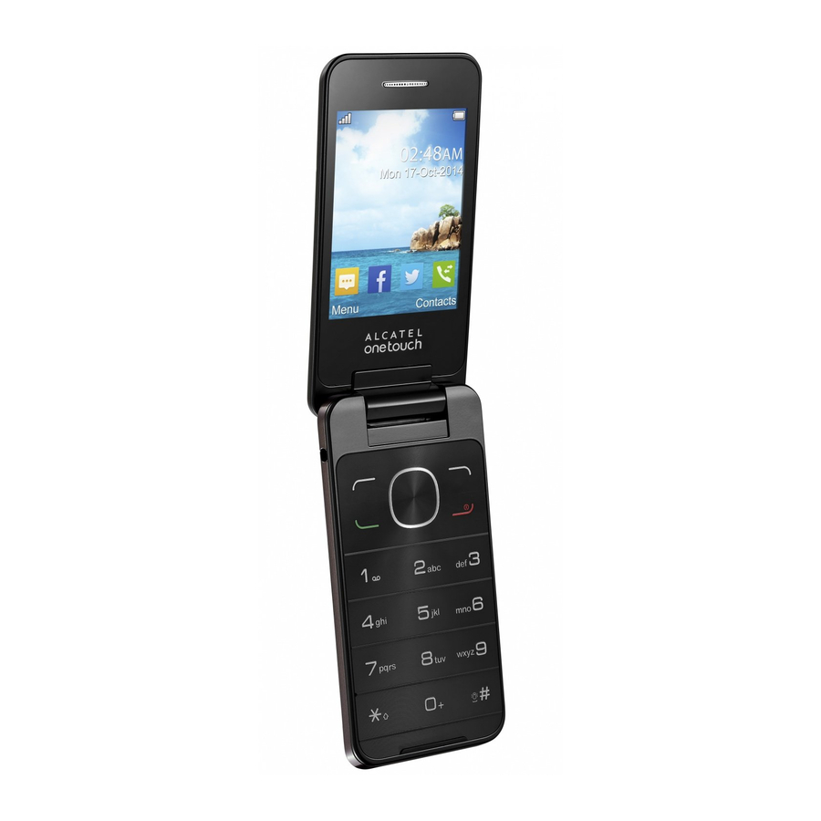 Alcatel one touch 2012D Manuals