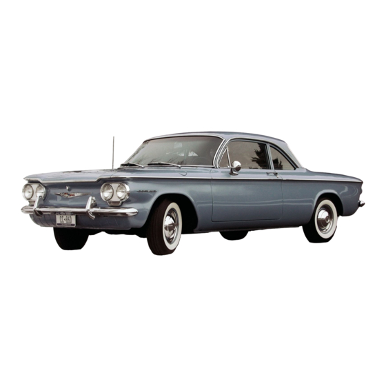 Chevrolet 1960 Corvair Owner's Manual