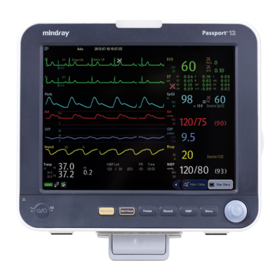Mindray Passport 12 Service Manual