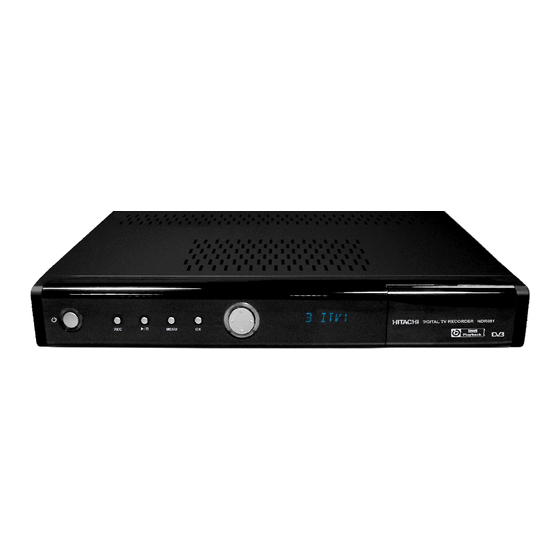 Hitachi HDR081 Service Manual