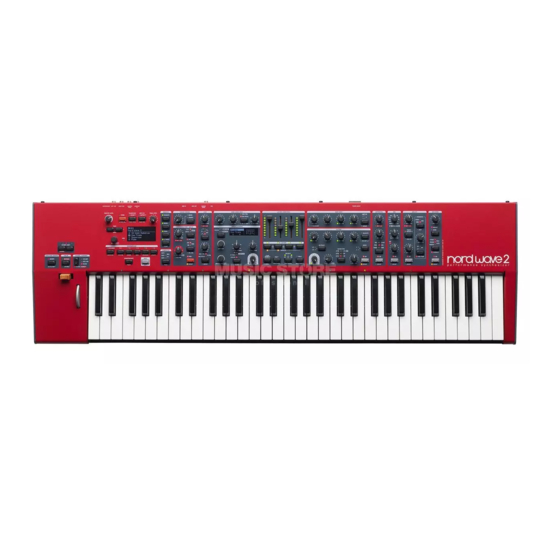 Clavia Nord Wave 2 Manuals
