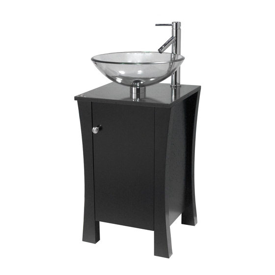 Decolav 5405 Stained Wood Vanity Manuals