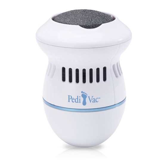 MediaShop Ped Egg Pedi Vac Manual