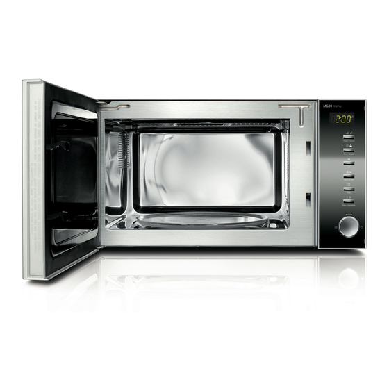 CASO DESIGN MG20 Menu Original Operating Manual