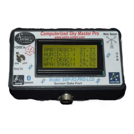 Astro-Smart SMP-PRO-R2 Weather Station Manuals