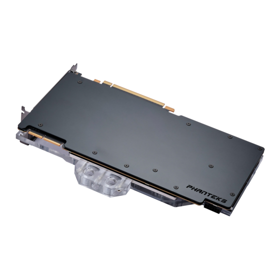 Phanteks GLACIER G3090Ti MSI Installation Manual