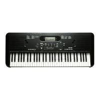 Kurzweil KP70 HARMONY Owner's Manual