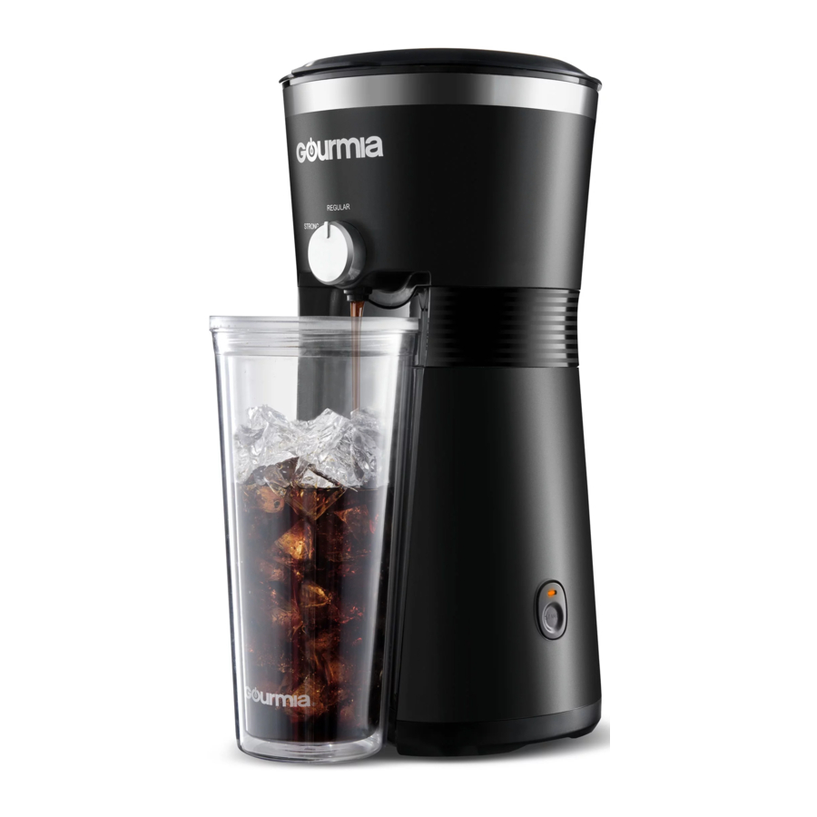 Gourmia GCM3210 - Iced Coffee Maker Manual | ManualsLib