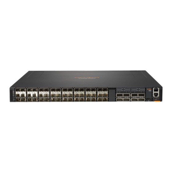 Aruba 8325-48Y8C FB 6 F 2 PS Bdl Start Here Manual