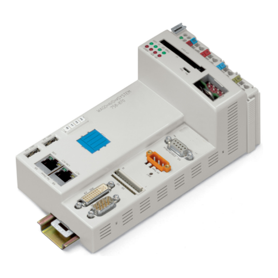 WAGO -I/O-IPC 758-870 Series Quick Start Manual