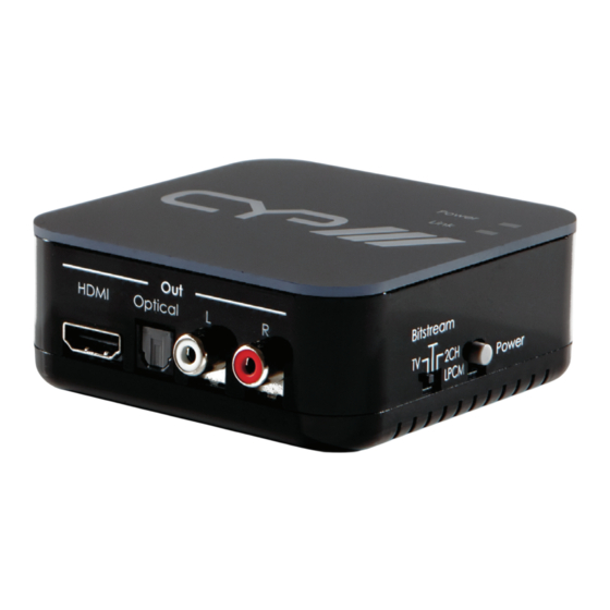 CYP AU-11CD Operation Manual