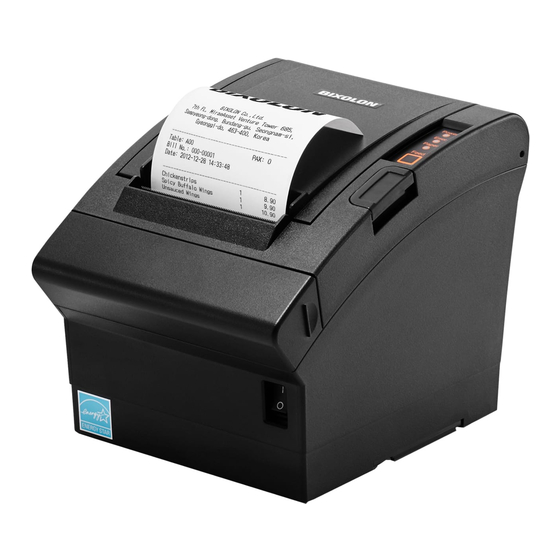 BIXOLON SRP-380 Installation Manual & Safety Manual