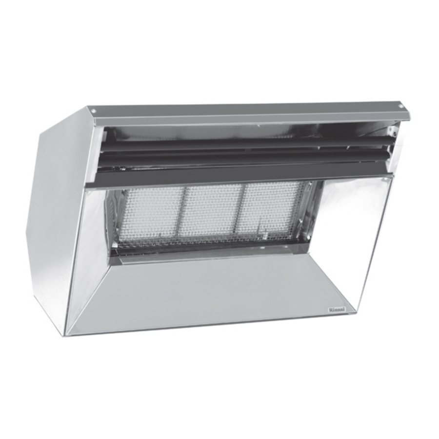 Rinnai SUPER RAY NG Operation And Installation Manual