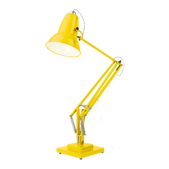 Anglepoise Giant1227 Quick Start Manual