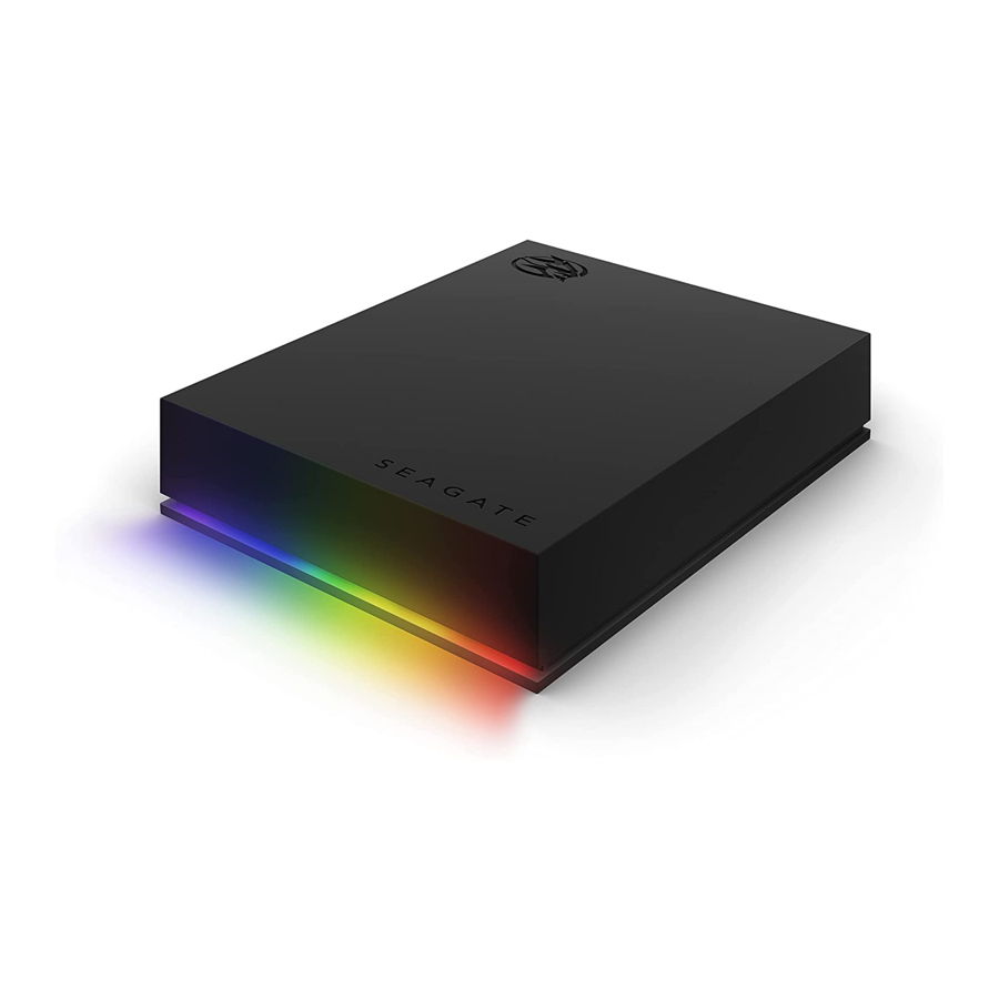 Seagate FireCuda Quick Start Manual