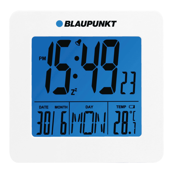 Blaupunkt CL02WH Owner's Manual