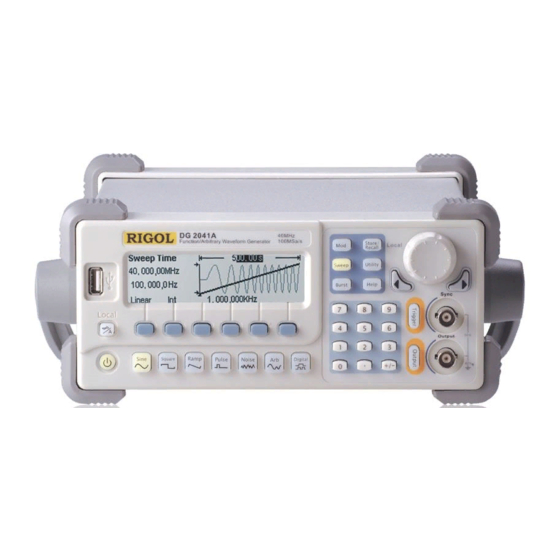 Rigol DG2000 Series User Manual