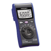 Hioki DT4221 Instruction Manual