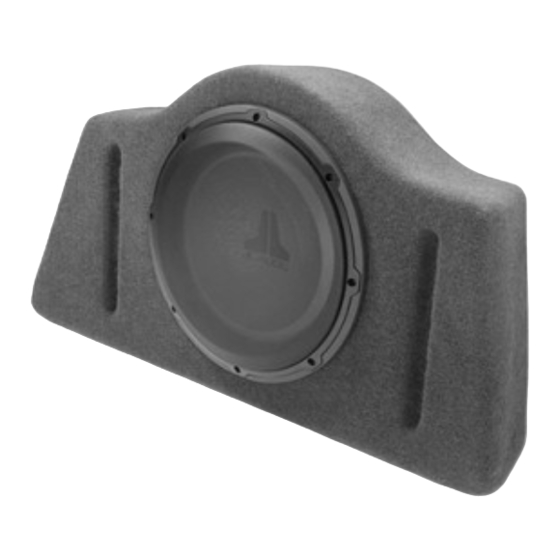 JL Audio Stealthbox SB-T-FJ/12W1v2 Installation Manual