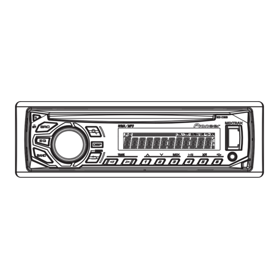 Pioneer DEH-X16UB/XNUC Manuals