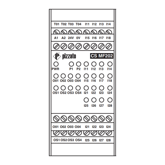 pizzato CS MF202M0-P Series Operation