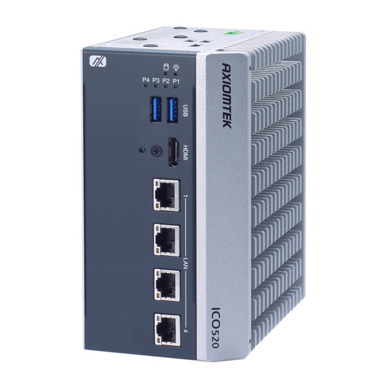 AXIOMTEK ICO520 Series User Manual