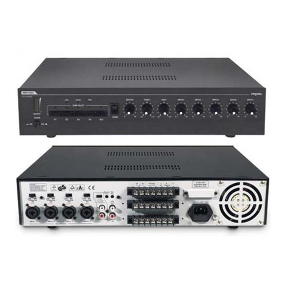 PROEL AMP 120Z4 Instruction Manual