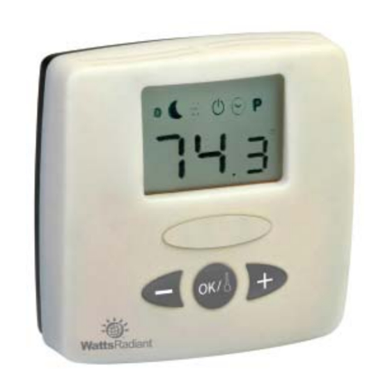 Watts DualTemp P-3285 Quick Manual