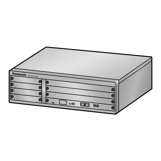 Panasonic KX-NCP500 User Manual