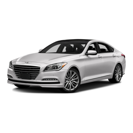 Hyundai Genesis 2016 Manuals