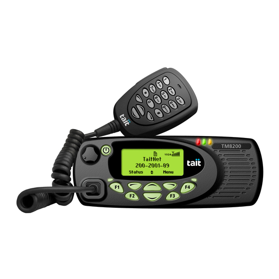 Tait TM8100 Installation Manual