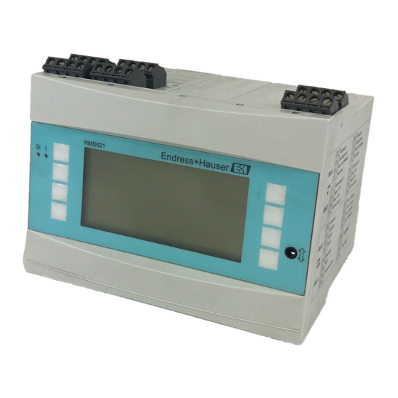 Endress+Hauser RMS 621 Operating Manual